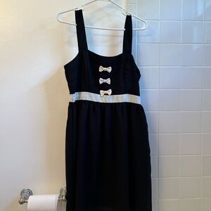 Vero Moda Black and White Embellished Sundress